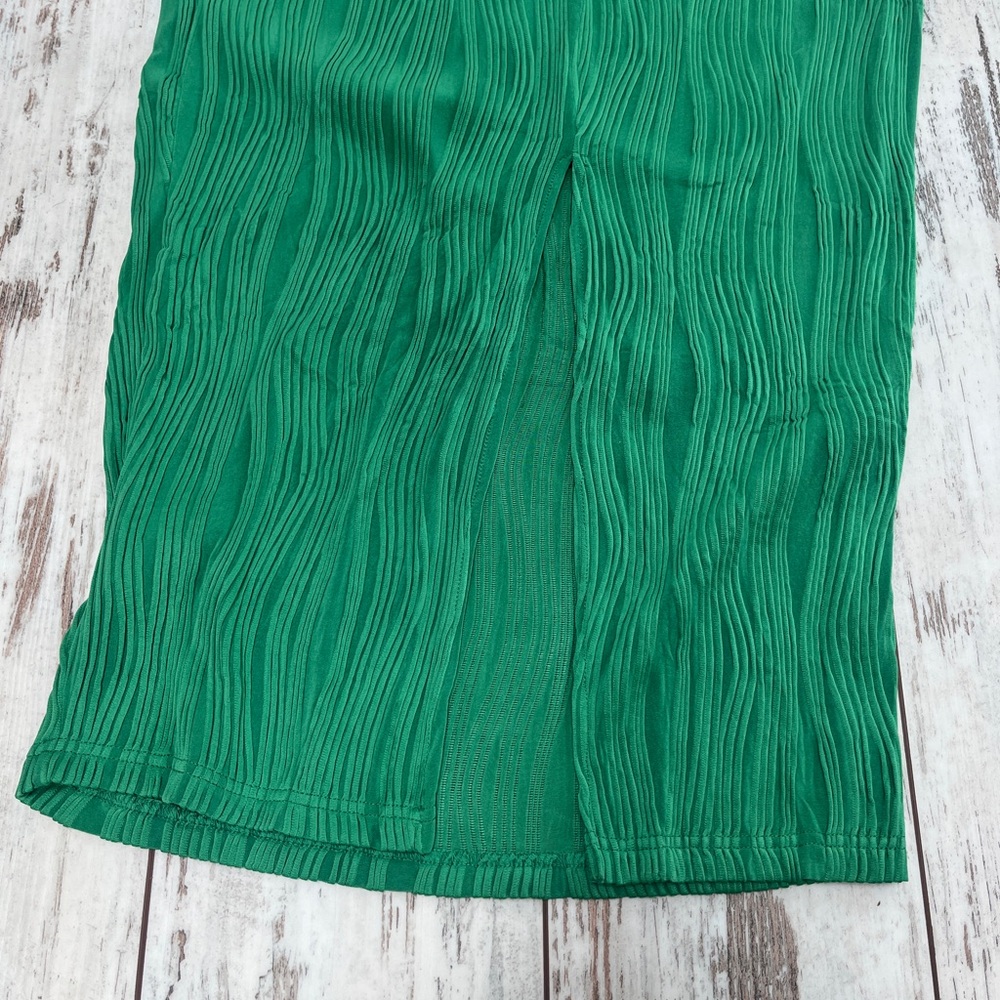 Pretty Garden Tie Front Maxi Dress – Long Sleeve Bodycon Cocktail Dress, Size L - Picture 16 of 16